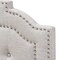 Baxton Studio Edith Modern Greyish Beige Twin Size Headboard 142-7777 - alternate 3